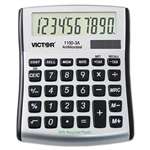 VICTOR TECHNOLOGIES 1100-3A Antimicrobial Compact Desktop Calculator, 10-Digit LCD