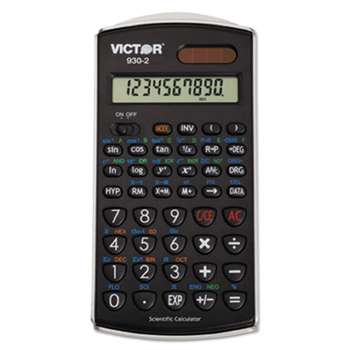 VICTOR TECHNOLOGIES 930-2 Scientific Calculator, 10-Digit LCD