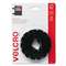 VELCRO USA, INC. Sticky-Back Hook and Loop Dot Fasteners, 5/8 Inch, Black, 75/Pack