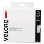 VELCRO USA, INC. Industrial Strength Sticky-Back Hook and Loop Fasteners, 2" x 15 ft. Roll, White