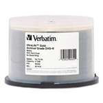 VERBATIM CORPORATION UltraLife Gold Archival Grade w/Branded Surface DVD-R, 4.7GB/16X, 50/PK Spindle