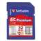 VERBATIM CORPORATION Premium SDHC Memory Card, Class 10, 32GB