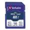 VERBATIM CORPORATION Pro 600X SDHC Memory Card, Class 10 UHS-1, 16GB