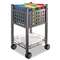 VERTIFLEX PRODUCTS Sidekick File Cart, One-Shelf, 13 3/4w x 15 1/2d x 26 1/4h, Matte Gray