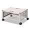 VERTIFLEX PRODUCTS Underdesk Machine Stand, One-Shelf, 21 1/2w x 17 7/8d x 11 1/2h, Matte Gray