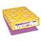 NEENAH PAPER Color Cardstock, 65lb, 8 1/2 x 11, Planetary Purple, 250 Sheets