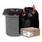 WEBSTER INDUSTRIES Heavy-Duty Bags, 33gal, 1.2mil, 38 x 33 1/2, Black, 150/Box