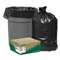 WEBSTER INDUSTRIES Recycled Can Liners, 45gal, 1.65 Mil, 40 x 46, Black, 100/Carton