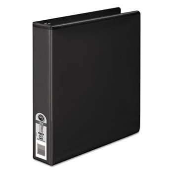 WILSON JONES CO. 362 Basic Round Ring View Binder, 1 1/2" Cap, Black