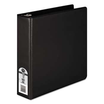 WILSON JONES CO. 362 Basic Round Ring View Binder, 2" Cap, Black