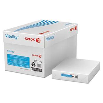 XEROX CORP. Vitality 100% Recycled Multipurpose Printer Paper, Letter, White 5,000 Sheets