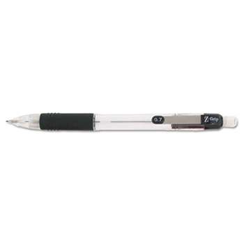 ZEBRA PEN CORP. Z-Grip Mechanical Pencil, HB, 0.7 mm, Clear Barrel, 24/Pack