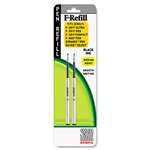 ZEBRA PEN CORP. Refill for F-301, F-301 Ultra, F-402, 301A, Spiral Ballpoint, Med, Black, 2/Pack