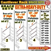 22MEBS / BRACES for Cantilever Rack Column
