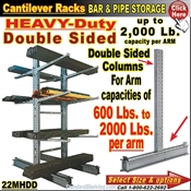 22MHDD / Double Sided Cantilever Rack Column