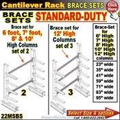 22MSBS / BRACES for Cantilever Rack Column