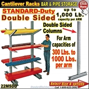 22MSDD / Double Sided Cantilever Rack Column