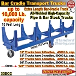 33DCC / Bar & Pipe Cradle Truck