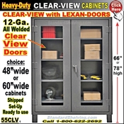 55CLV / Clear-View Heavy-Duty Storage Cabinets