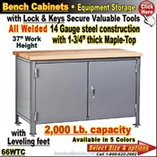 66WTC / Heavy-Duty Bench Storage Cabinet