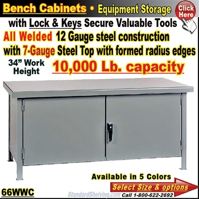 66WWC / EXTRA-Heavy-Duty Bench Storage Cabinet