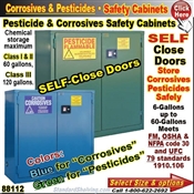 Corrosive and Pesticide Safety Cabinets