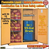 88BO / Combination Safety Drum Cabinet
