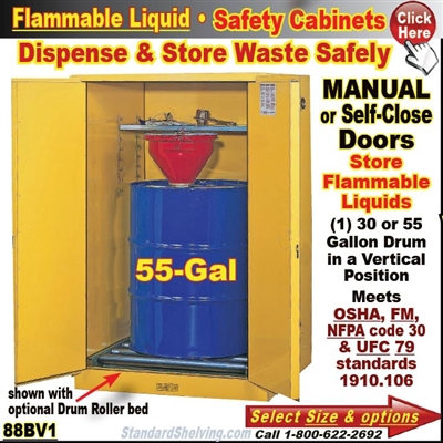 Flammable Safety Drum Cabinets