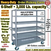 88CF / 6-Shelf Steel Stock Transport Truck