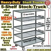 88CG / 5-Shelf MESH Shelf Truck