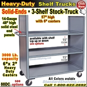 88DC / 3-Shelf SOLID-ENDS Stock Transport Truck