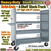 88DD / 4-Shelf SOLID-ENDS Stock Transport Truck
