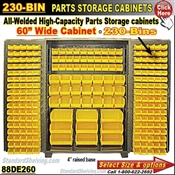 88DE260 / 230-Bin Heavy-Duty Storage Cabinet