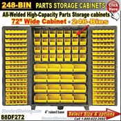 88DF272 / 248-Bin Heavy-Duty Storage Cabinet