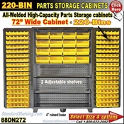 88DN272 / 220-Bin Heavy-Duty Storage Cabinet