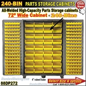 88DP272 / 240-Bin Heavy-Duty Storage Cabinet