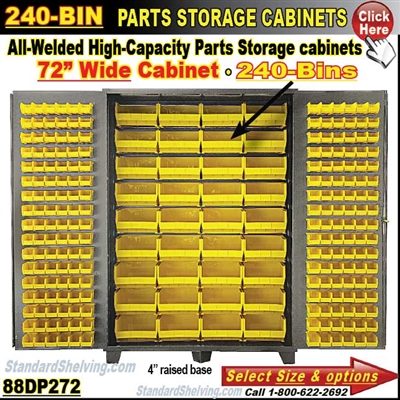 88DP272 / 240-Bin Heavy-Duty Storage Cabinet