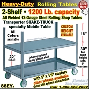 88EY / Heavy Duty 2-Shelf Stake Truck