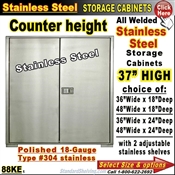 88KE / Stainless Steel Storage Cabinets