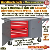 88RV / 6-Drawer Tool & Maintenance Trucks