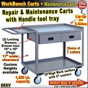 2-Drawer Maintenance Bench Cart