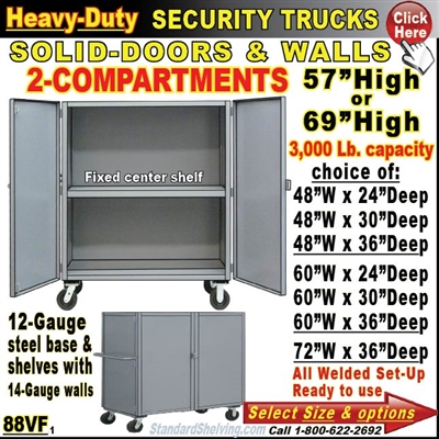 88VF / Heavy-Duty Security Trucks with 2-Compartment