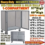 88VG / Heavy-Duty Security Trucks with 1-Compartment