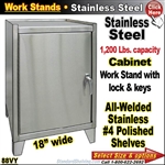 88VY / Stainless Steel Cabinet Work Stand