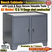 88WJ / Heavy-Duty 36"Wide Bench Storage Cabinet