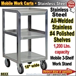 88XX / Stainless Steel Mobile Carts