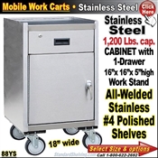 88YS / Stainless Steel Mobile Carts