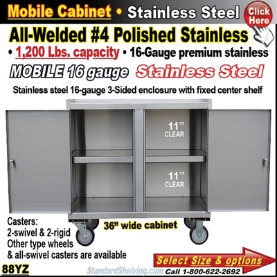 88YZ / Stainless Steel Mobile Carts