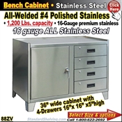 88ZV / Stainless Steel Bench Stands