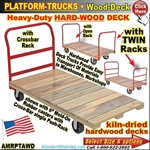 AMRPTAWD / Wood-Deck Platform Trucks